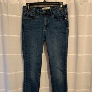 High rise skinny jeans